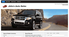 Desktop Screenshot of johnsautosalesinc.net